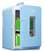 Kelioninis šaldytuvas FOHERE 15 l, juodas, su rankena, 12 V AC/DC