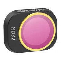 Pilkas ND32 filtras DJI Mini 4 Pro dronui su Sunnylife dėklu