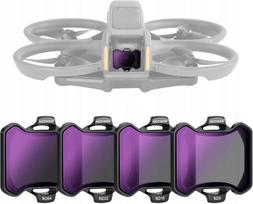 ND filtrų rinkinys NEEWER 4 vnt. DJI Avata 2 ND8 ND16 ND32 ND64 HD optinis stiklas