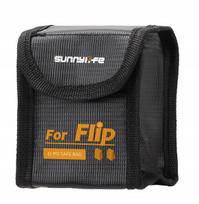 Drono DJI FLIP ugniai atspari dėklas su 2 akumuliatoriais