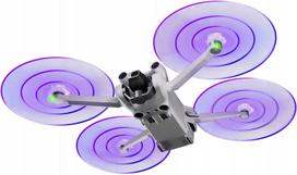 LED propelerių naktinės lemputės DJI Mini 3 Pro, 2 poros