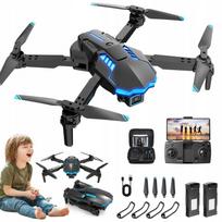 Žaislinis dronas su dviem kameromis, 2x 1080P 750mAh akumuliatoriai