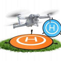 Drono nusileidimo kilimėlis 75 cm, tinka DJI Mavic PRO, SYMA, MTA, šviečiantis