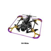 FPV dronas Flywoo Flytimes 85 HD su DJI O4 Wide, 2S, ND ir 2.4g ELRS