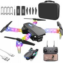 Sulankstomas LED keturių ašių HD dronas su WiFi