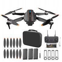 Dronas S91 su 2 kameromis, WiFi, HD, 100 m, 3 baterijos 1800mAh