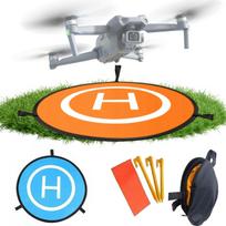 Sulankstomas drono kilimo kilimėlis 75 cm, tinka DJI Mavic PRO, SYMA MTA, šviečiantis