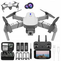 Mini dronas su HD kamera, nuotolinio valdymo, 100 m atstumas, WiFi, 15 min skrydžio laikas, 3x AKU