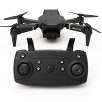 Dronas E99 Pro su kamera, pilkas, vaikams, su dėklu