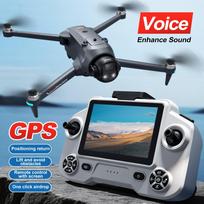 Dronas su kamera YL059 GPS WIFI 3x AKU kliūčių vengimas