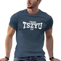 Tim Tszyu 2.0 Essential T-Shirt Casual Basic Short Sleeve T-Shirt S black