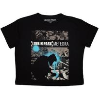 Linkin Park Moteriškas trumpas viršutinis drabužis Meteora Drip Collage Juodas (L) L gray