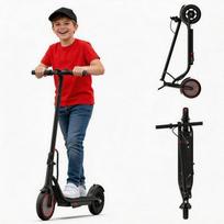 Foldable Electric Scooter for Kids - 350W Motor - 5.2Ah Battery - 8.5  Wheel - Range 30km - Max Speed 31km/h - Black