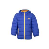 Adidas Vaikams Pūkinės Striukės Su Gobtuvu Vidutinio Šilumos H40324 128 mėlyna