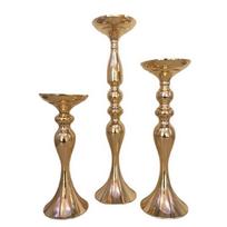 Undinėlės žvakidė 32/38/50cm Metalinė žvakidė Vazos gėlėms Kelio šviestuvas Namų Vestuvių Dekoravimas (Golden,S 32cm) auksinė
