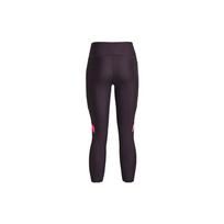 Under Armour Ankle Leg Shine Training Tight Color Block Fitness Pants Women pants Purple 1373938-541 S black