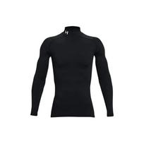 Under Armour Vienspalvis logotipas aukštu kaklu kompresinis ilgomis rankovėmis marškinėlis vyrams viršūnės juodas 1366072-001 XXL black