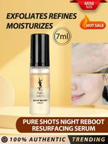 YVES SAINT LAURENT / YSL [Mini] PURE SHOTS NIGHT REBOOT RESURFACING SERUM 7ml black