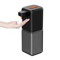 480ML Automatic Soap Dispenser Touchless Type C USB Rechargeable Electric Soap Dispenser Waterproof Foam/Liquid Dispenser black
