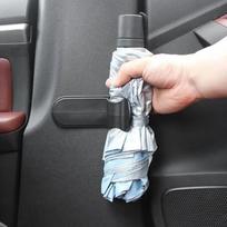 Daugiafunkcis lipnus namų automobilio skėčio kabliukas Daugiafunkcis laikiklis Pakabinamas automobilio sėdynės spaustukas tvirtinimo stovas Mini skėčio organizatorius gray