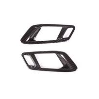 ABS Carbon Fiber/Red For Toyota Supra GR MK5 A90 2019-2026 Door Inner Door Bowl Handle Frame Stickers Interior Accessory black