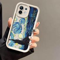 Van Gogh Starry Sky Sunflower Almond Blossoms Case For Xiaomi 15T 14T 13T Pro 15 17Pro Poco F7 X7 X6 F5 M6 M7 Pro 5G Phone Cover Mi 11 Lite (5G NE) white