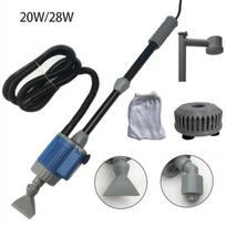 electric fish tank Water change pump for aquarium, cleaning tools, water changer, gravel cleaner, siphon, water filter pump (WHITE,28W-220V) balta