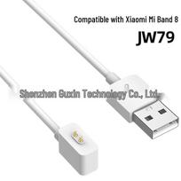 Compatible Charging Cable for Xiaomi Smart Band 8, Mi Redmi Band 2, and Redmi Smart Band 2 balta
