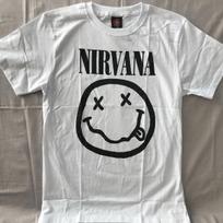 Nirvana Band T-shirt Tops Tees Unisex Brand New Size M Grunge Rock Smiley Logo Japan Import 4XL black