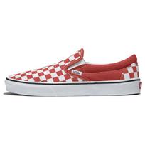 Vans Classic Slip-On Checkerboard - Bossa Nova Unisex Sneakers Red VN000BVZ49X 35