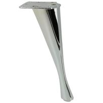 Baldų koja, „Silver chrome pin“ stiliaus, 23 cm
