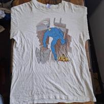 Vintage The Tick T-Shirt 90s Animated Series Comic Book Tee No Time For Sanity X XXL gray