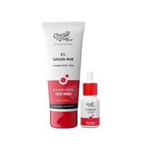 Chemist at Play veido prausiklis nuo spuogų (100 ml) + Spuogų veido serumas (10 ml) | Su keramidais, salicilo rūgštimi, cinko PCA, azelaino rūgštimi ir niacinamidu | Co white