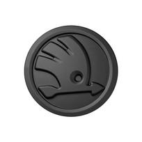 1 vnt. 80/90/100MM Automobilio logotipas Priekinis variklio dangtis Galinė bagažinė Emblema Stilius Skoda Octavia MK2 MK3 2 3 A7 Fabia Karoq Kodiaq Superb Rapid dnhr35 8CM juoda