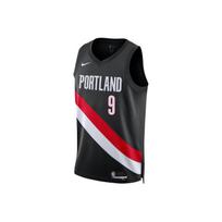 Nike Swingman NBA 2025/26 Season Portland Trail Blazers Jerami Grant #9 Dri-FIT Lightweight Simple Dry Comfortable Basketball Jersey HM3990-011 M black