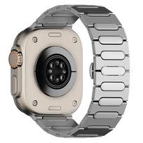 Titanium Band for Apple Watch Ultra 3 2 49mm 9 45mm Men Strap for iwatch Series 11 10 6 5 Se 44mm 46mm Metal Watchband Bracelet for Apple Watch 46mm sidabras