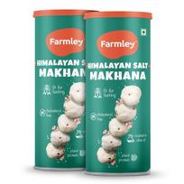 Farmley Kepti ir gardinti Himalajų sūdyti makhana I Namkeen ir pūsti užkandžiai | Sveikas užkandis | Be cholesterolio ir glitimo | Turtingas baltymų ir blue