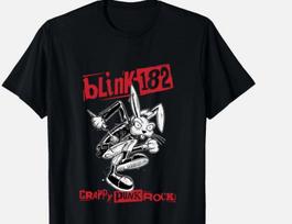Blink-182 Grupės Muzikinio Turinio 2025 Marškinėliai, Šūdini Punk Rock Marškinėliai, Dovana Gerbėjams S black