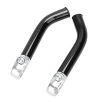 2Pcs Bicycle Handlebar Grips Sports Aluminum Alloy Bar End Road Bike MTB Arm Rest Grip juoda