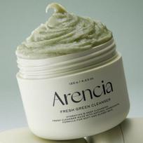 Arencia Green Fresh Mochi Cleanser 120g white