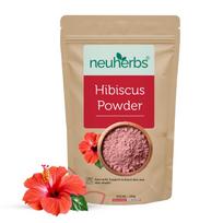Neuherbs Organic Hibiscus Powder 100g | Ayurvedic Hair & Skin Care Powder for Hair Growth, Scalp Nourishment & Glowing Skin | Rich in Antioxidants & red
