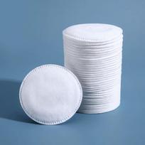 120 vnt. minkštų, storių veido medvilnės servetėlių, apvalių valymo medvilnės tamponų, veido valymui 120pcs white