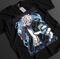 My Hero Academia Shirt Dabi Tshirt Deku Bakugo T-Shirt Todoroki MHA Unisex Tee 2XL gray
