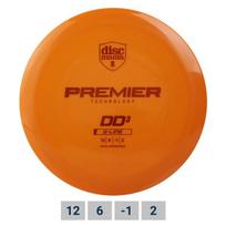 Diskgolfo diskas Discmania Distance Driver Q-Line Premier DD3 Oranžinė