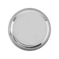 1-1/2 colio (37 mm) Kvarcinis mini laikrodžio įdėklas apvalus, skirtas 35 mm skersmens skylutei, su sidabro spalvos rėmeliu, Miniatiūrinis rankdarbių laikrodžio keitimas gray