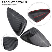 Side Rear View Wing Mirror Cover for Mazda CX30 Carbon Fiber Cap Trim Durable Easy to Use Perfect Fit Adds Unique Style CHINA