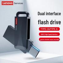 Lenovo Dual-Use Type-C USB 3.2 Flash Drive black