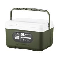 6/9L Mini Freezer Fridge Large Capacity Picnic Ice Bucket Heat Preservation Barbecue Insulation Box for Outdoor Camping Fishing