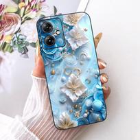 For Motorola Moto G54 G84 Case Luxury Butterfly New Painted Cover Soft TPU Phone Case For Motorola G84 G 54 MotoG84 MotoG54 Bags Motorola Moto G84 gray