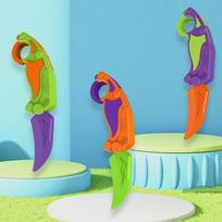 3D spausdintas Gravity nagų peilis žaislas Streso malšinimo drugelis Fidget rankenos griebtuvas Sensoriniai žaislai dekompresinis stumiamoji kortelė dovanos orange